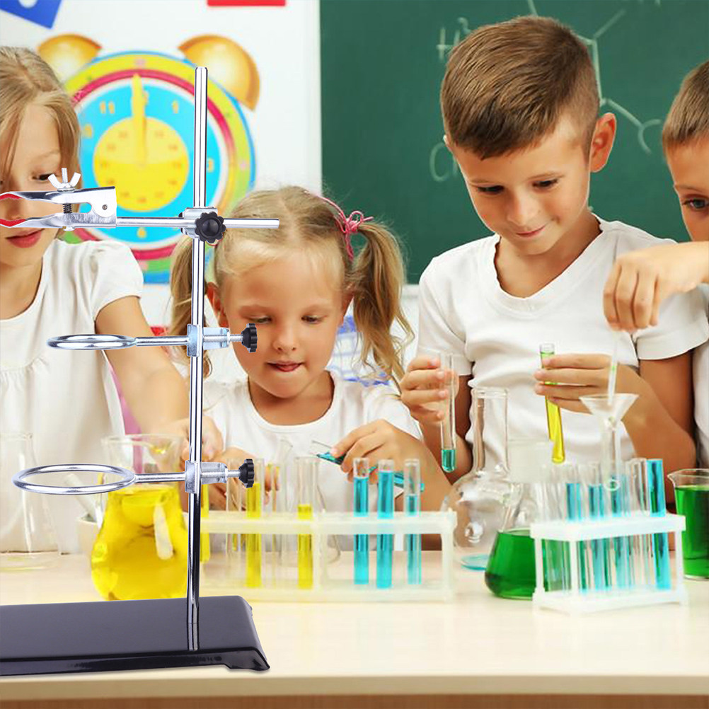 Lab Equipment - Clamp Stand Ring Stand Laboratory Support