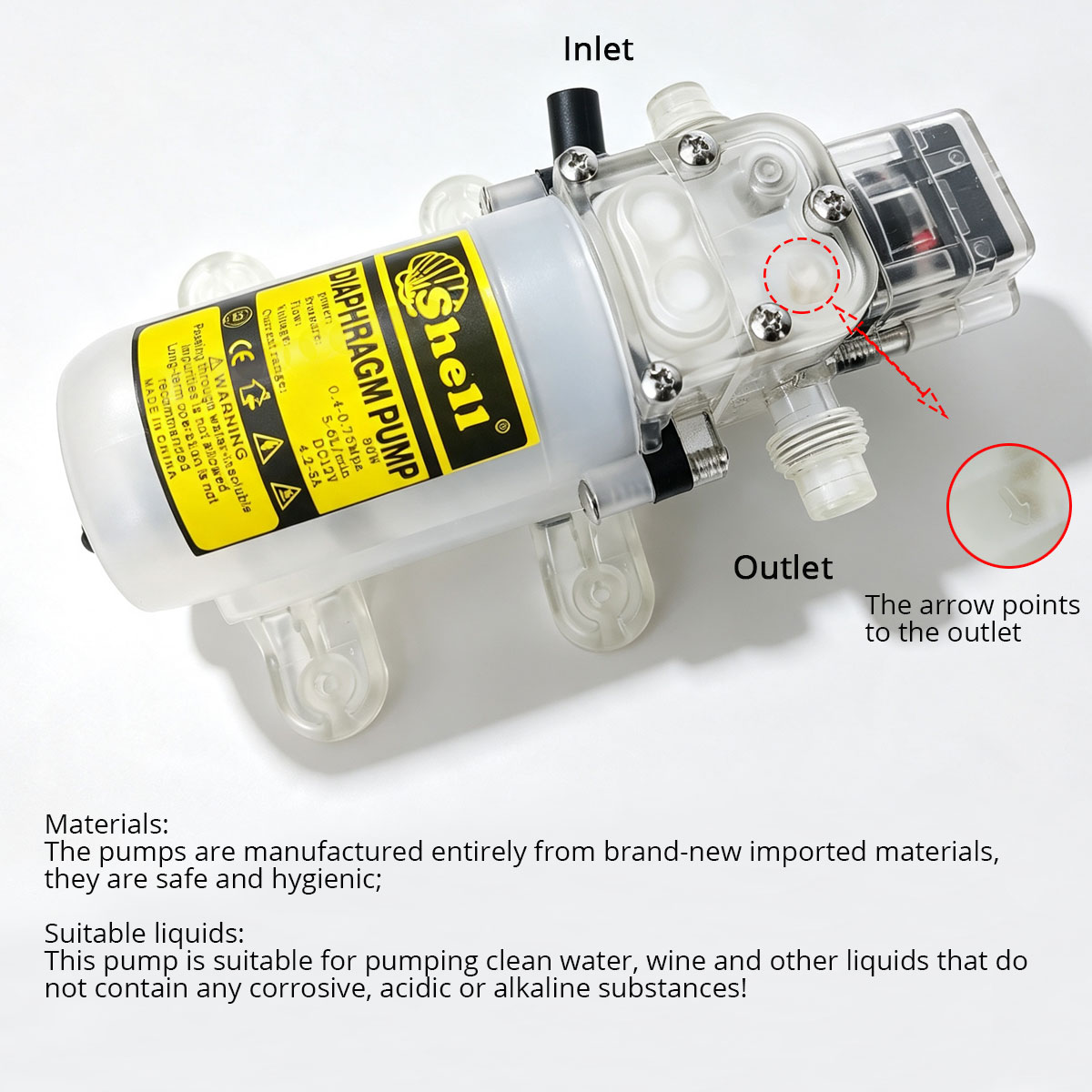 12V 80W Food Grade Diaphragm P - Mini Peristaltic Pump 12V recension och pris