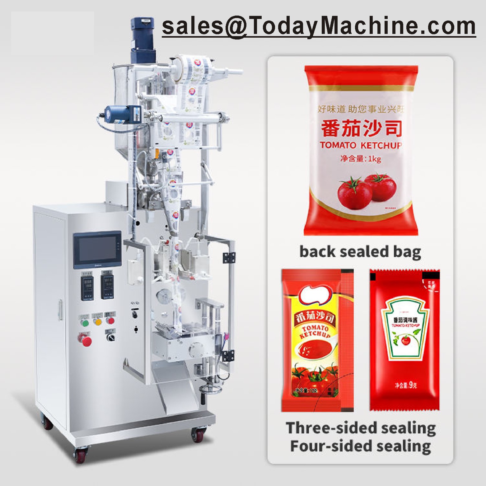 Vertical Form Fill Seal Sauce  - Packaging recension och pris