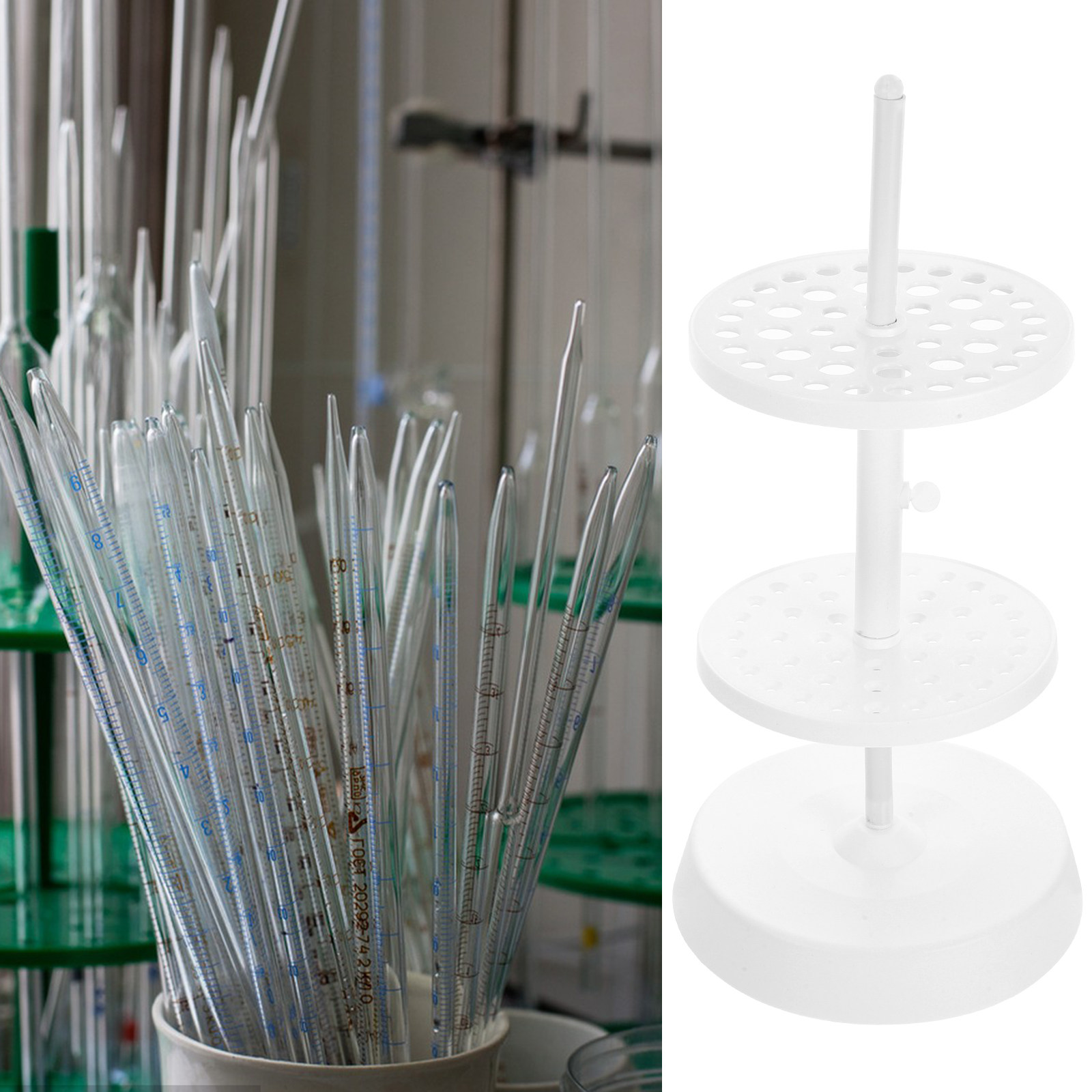 Plastic Pipette Round Stand Br - Lab Equipment recension och pris