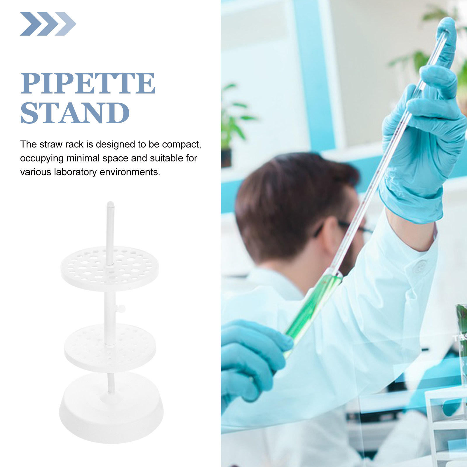 Plastic Pipette Round Stand Br - Lab Equipment recension och pris
