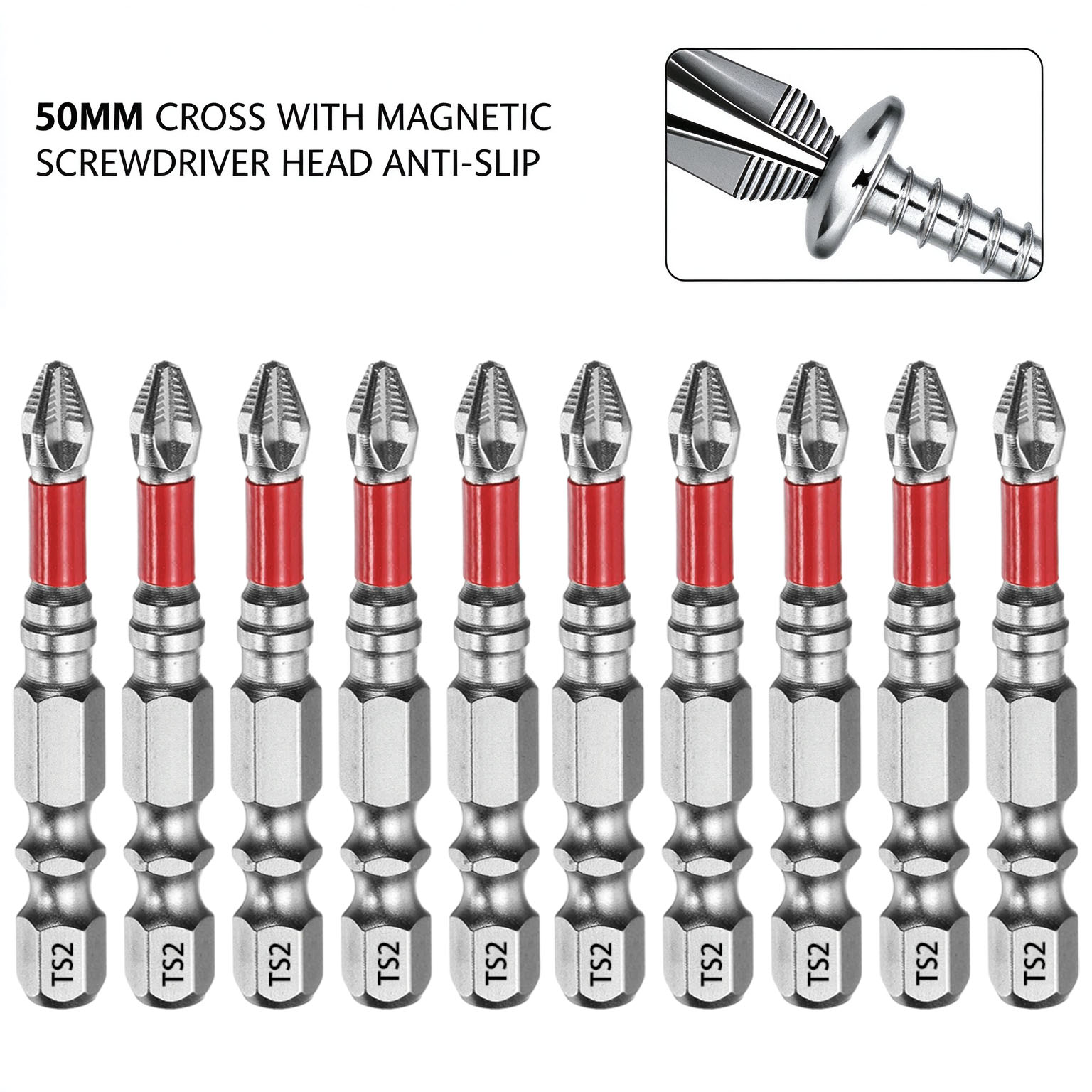 25Pcs 50mm Professional Long S - Industrial Tools recension och pris