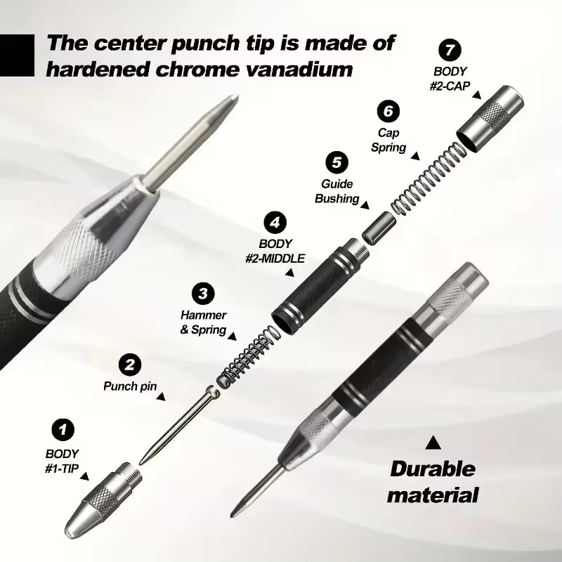 Auto Center Puncher Hole Marke - Industrial Tools recension och pris
