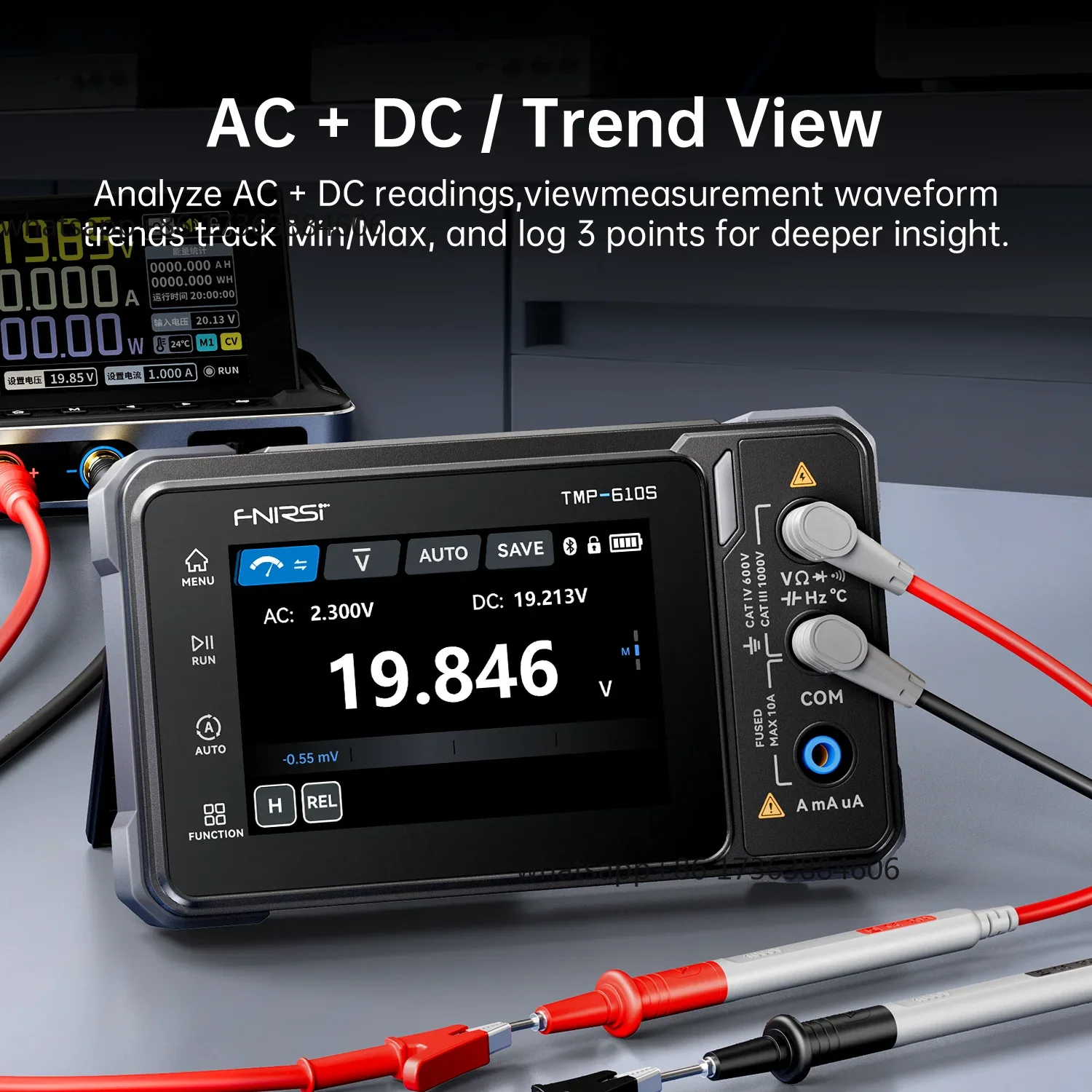 FNIRSI TMP-610S Digital Multim - Fnirsi Digital Oscilloscope Handheld recension och pris