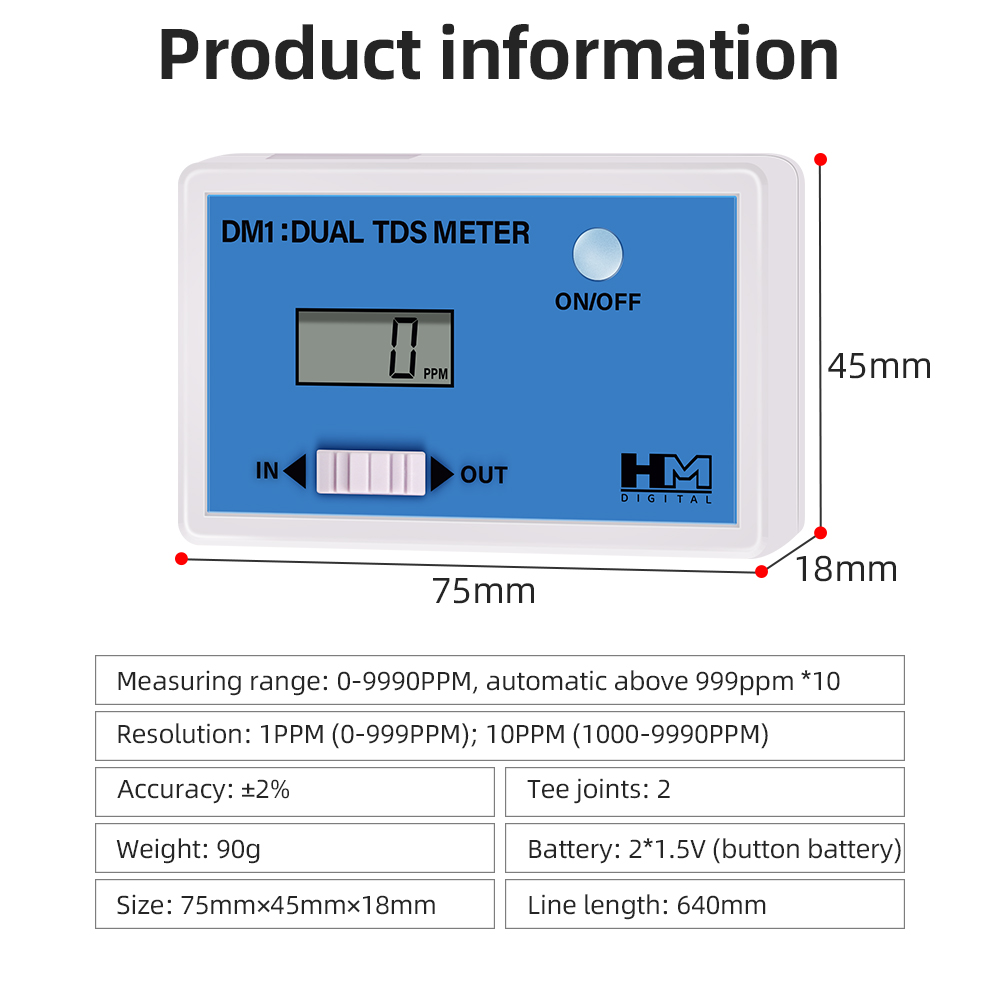 Digital Water Quality Tester D - Ph Meter Digital Water Tester recension och pris