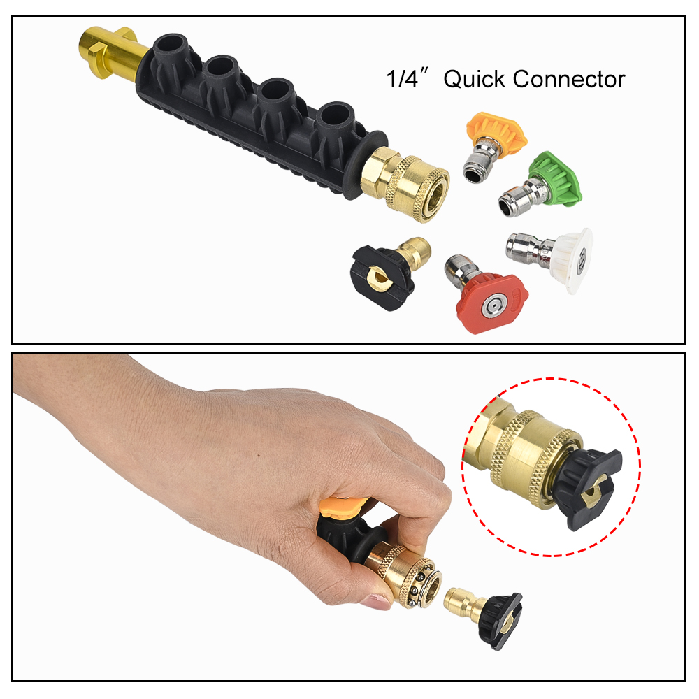 High Pressure Washer Gun Wand  - Vacuum Chamber Kit With Pump recension och pris