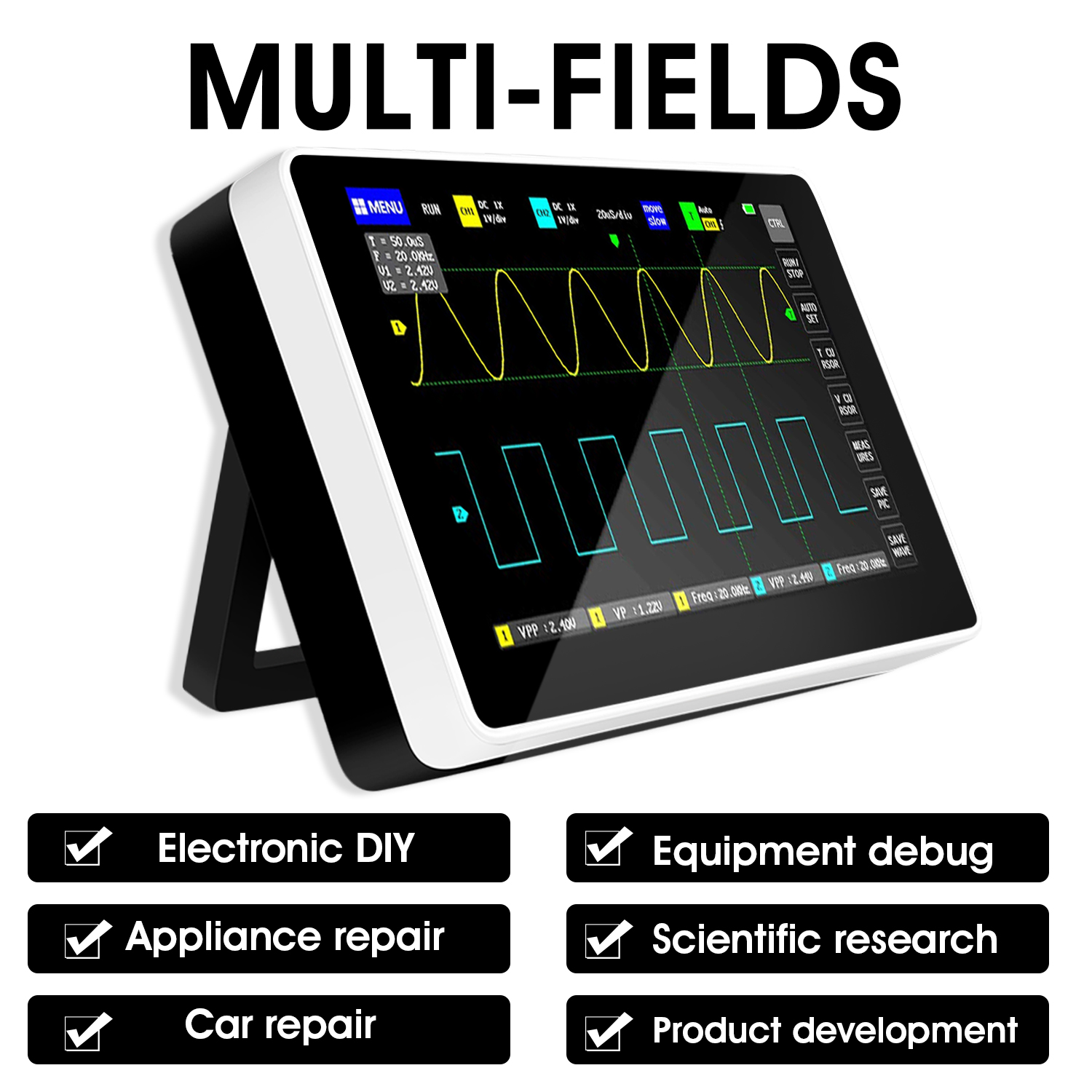 FNIRSI 1013D Plus Oscilloscope - Fnirsi Digital Oscilloscope Handheld recension och pris