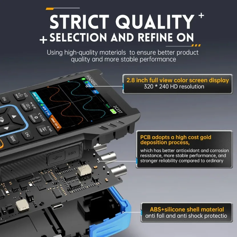 FNIRSI 2C23T Handheld Digital  - Fnirsi Digital Oscilloscope Handheld recension och pris