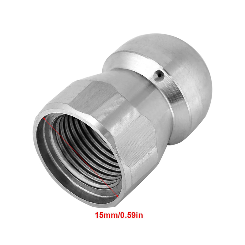 Sewer Jetter Nozzle for Pressu - Vacuum Chamber Kit With Pump recension och pris