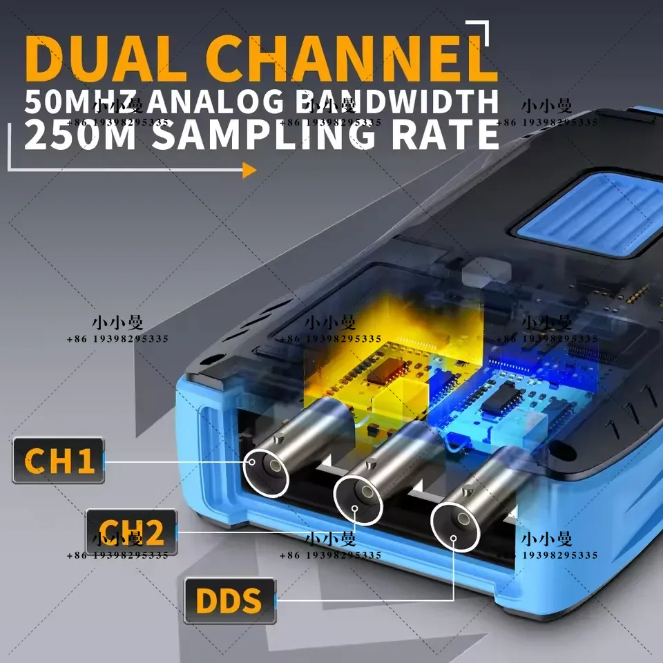 FNIRSI 2C23T10MHz, 2C53T 50MHz - Fnirsi Digital Oscilloscope Handheld recension och pris