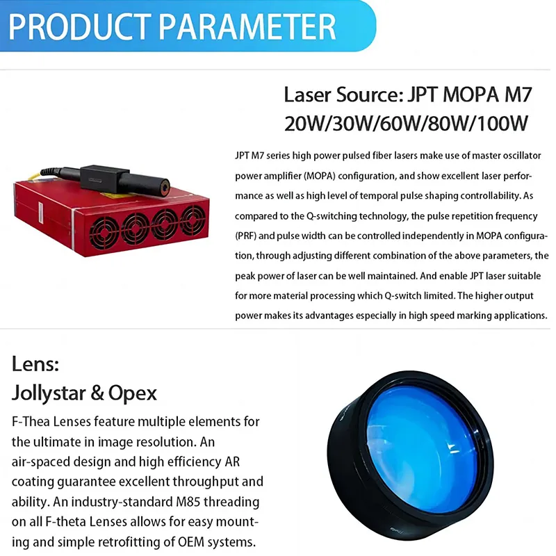 New Intelligent Detection 2.5D - Fiber Laser Marking Machine 30W recension och pris